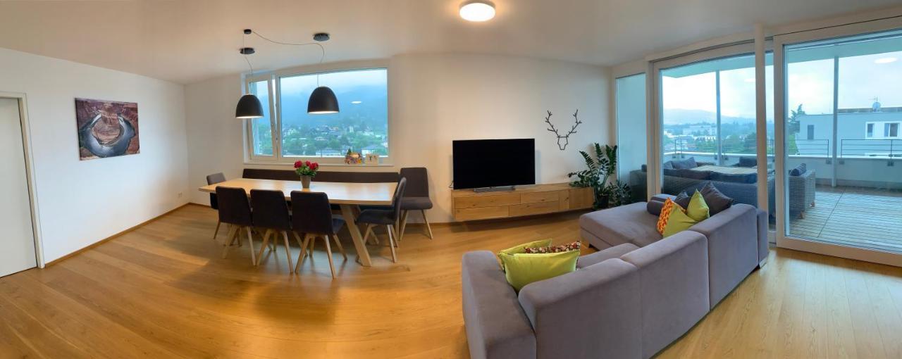 Luxus Penthouse Bregenz Feldmoos Mit Whirlpool & Riesen Terrasse, Nahe Festspiele Apartment Екстериор снимка