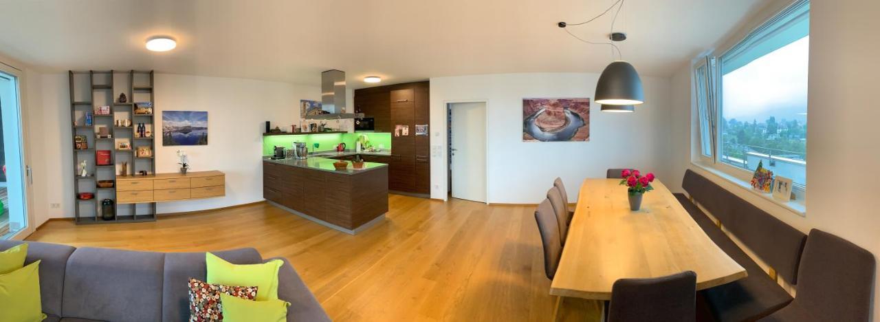 Luxus Penthouse Bregenz Feldmoos Mit Whirlpool & Riesen Terrasse, Nahe Festspiele Apartment Екстериор снимка